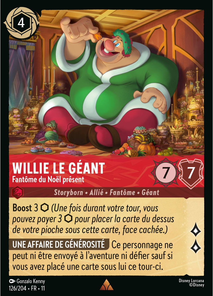 Willie the Giant - Ghost of Christmas Present