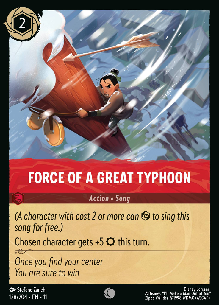 Force of a Great Typhoon (Foil)