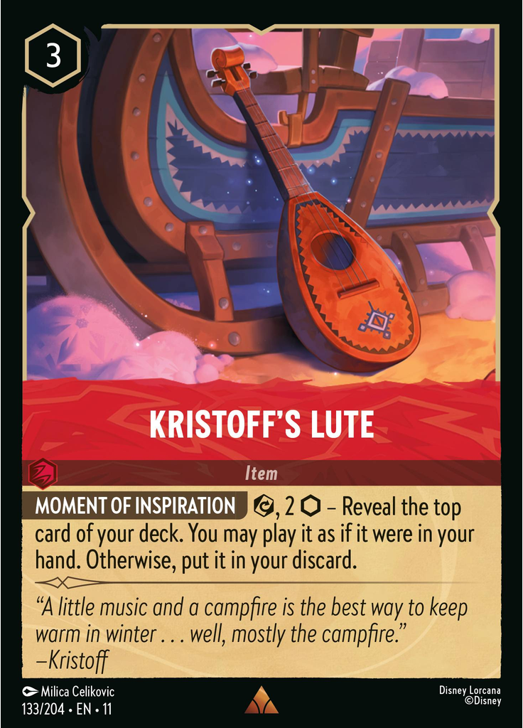 Kristoff's Lute (Foil)