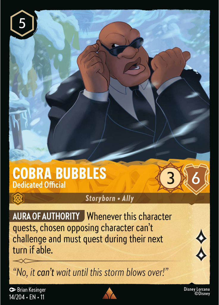 Cobra Bubbles - Dedicated Official (Foil)