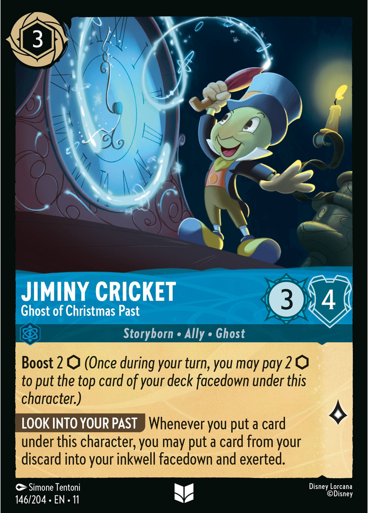 Jiminy Cricket - Ghost of Christmas Past (Foil)