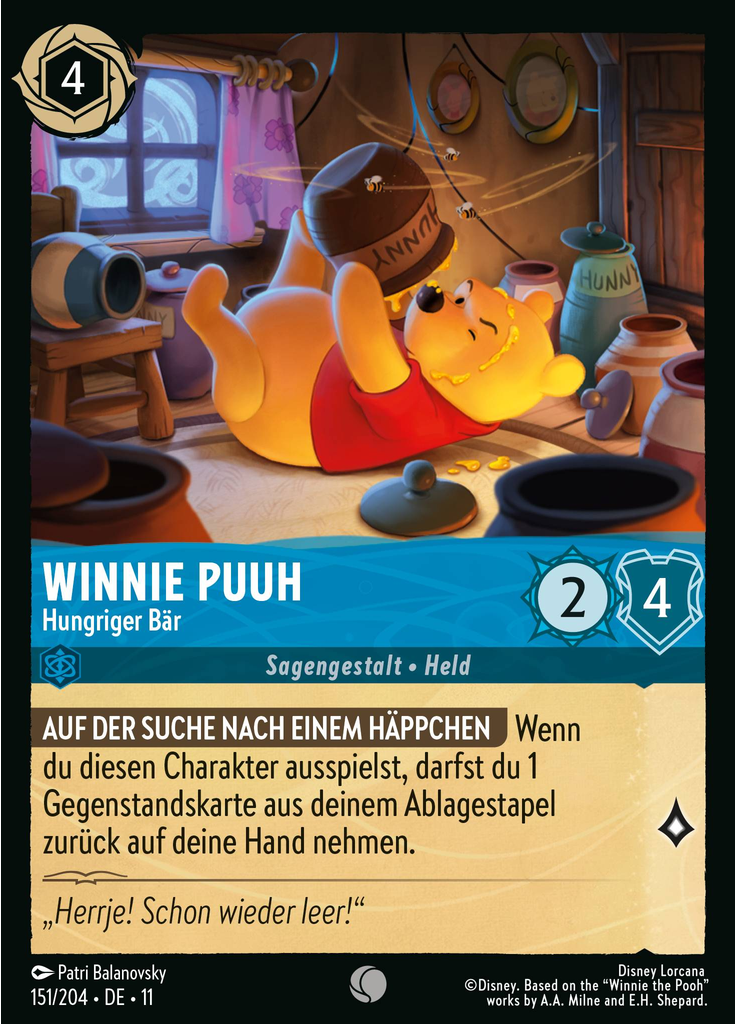 Winnie the Pooh - Hungry Bear (Foil)