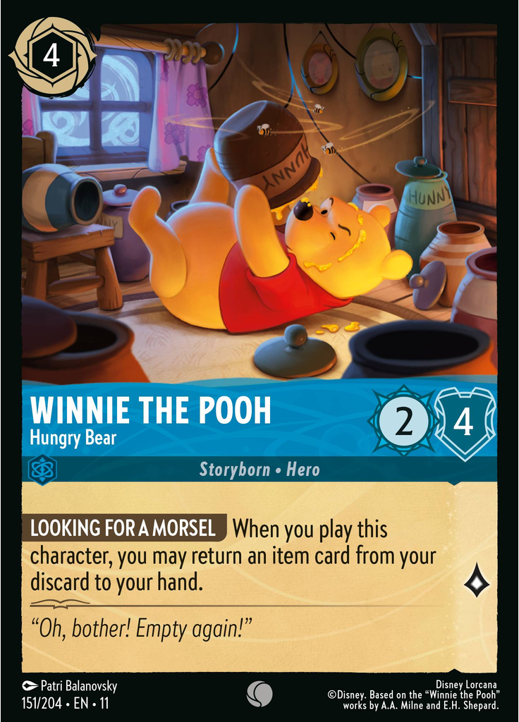 Winnie the Pooh - Hungry Bear (Foil)