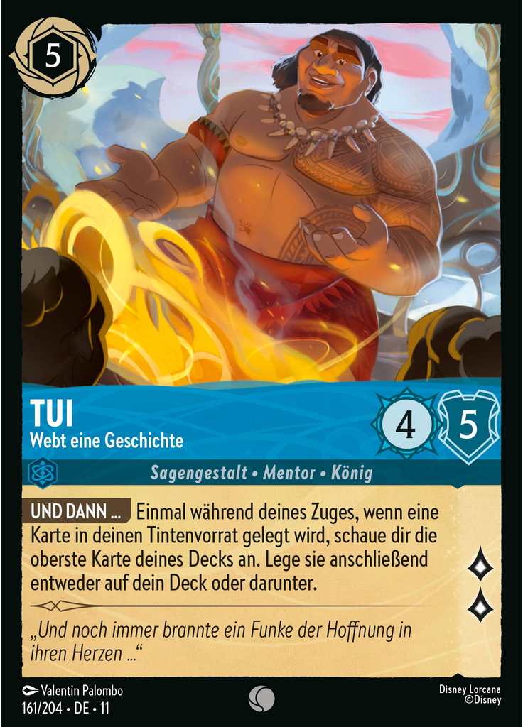 Chief Tui - Weaving a Tale (Foil)