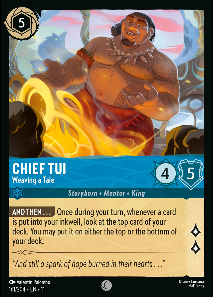 Chief Tui - Weaving a Tale (Foil)