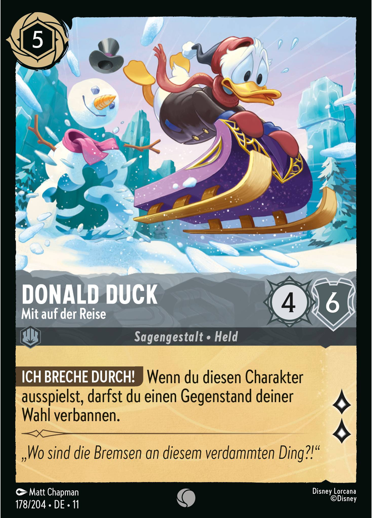 Donald Duck - Along for the Ride (Foil)