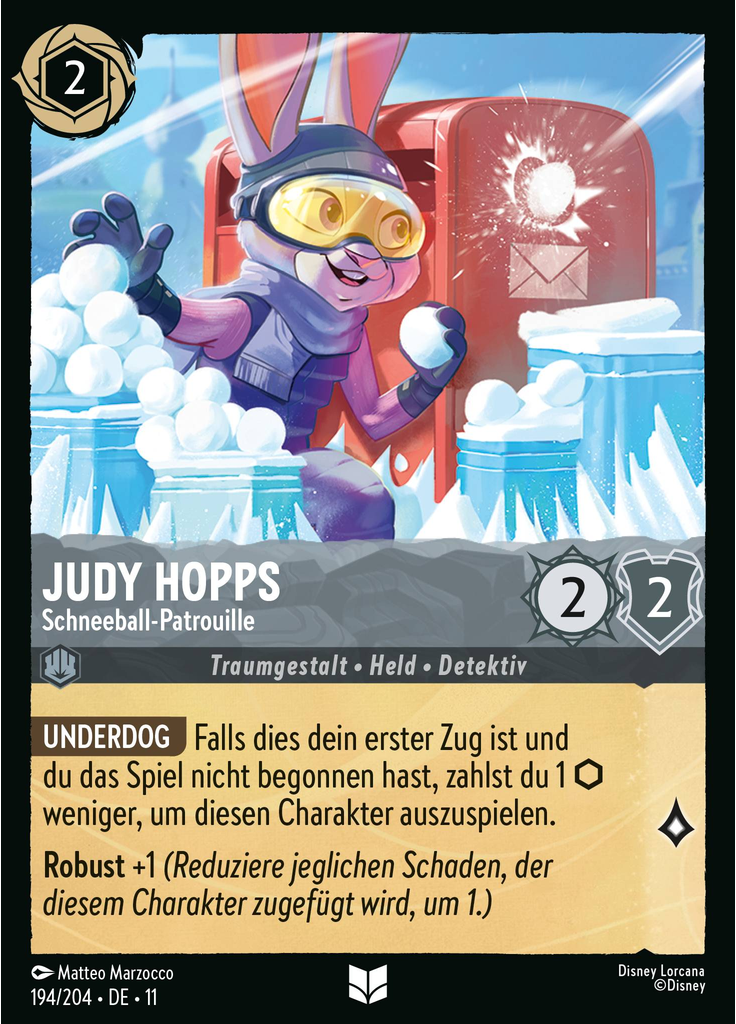 Judy Hopps - Snowball Patrol (Foil)