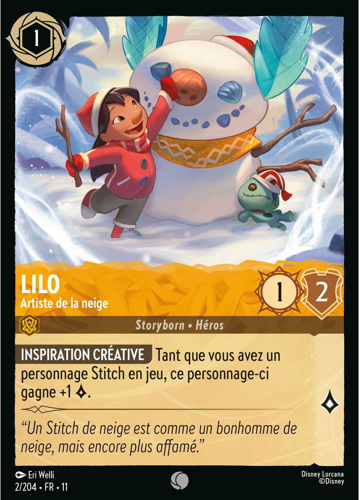 Lilo - Snow Artist (Foil)