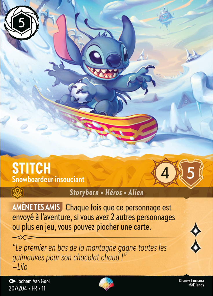 Stitch - Carefree Snowboarder