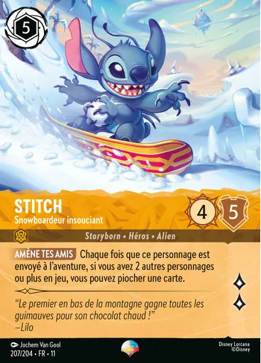 Stitch - Carefree Snowboarder