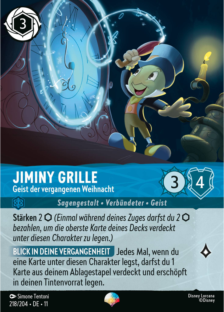 Jiminy Cricket - Ghost of Christmas Past