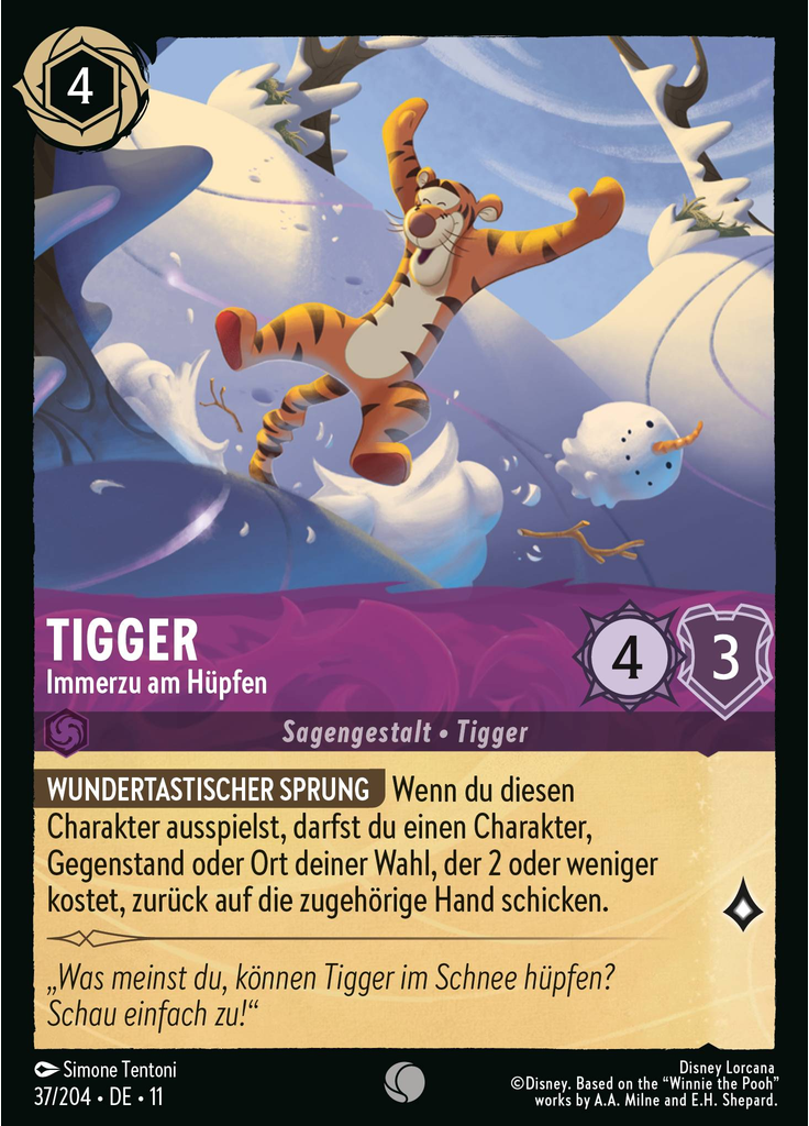 Tigger - Bouncing All the Way (Foil)