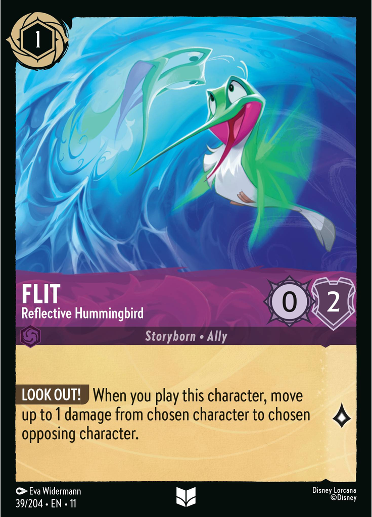 Flit - Reflective Hummingbird (Foil)