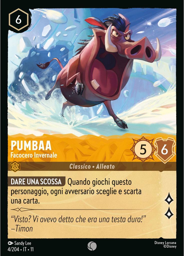 Pumbaa - Winter Warthog (Foil)