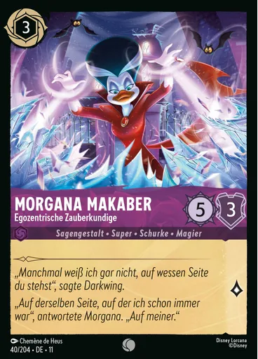 Morgana Macawber - Self-Centered Spellcaster