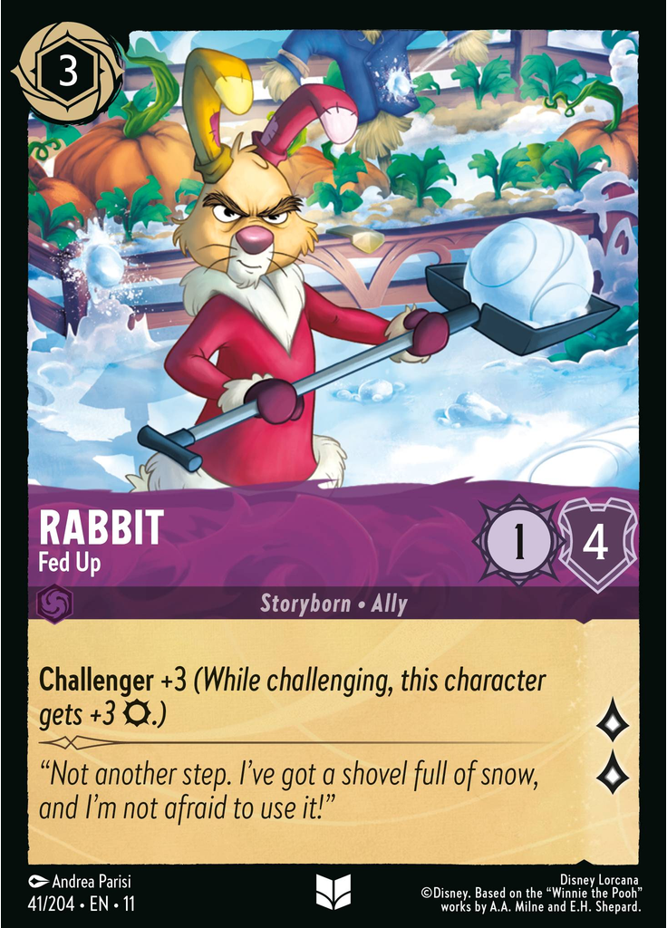 Rabbit - Fed Up (Foil)