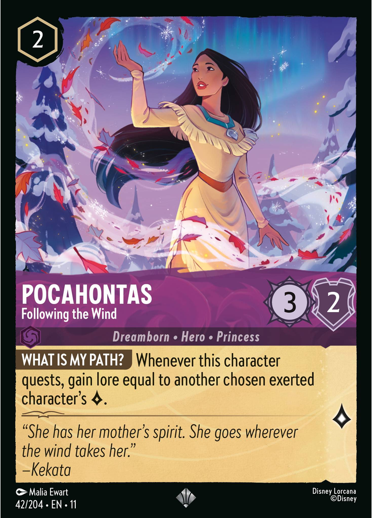 Pocahontas - Following the Wind (Foil)