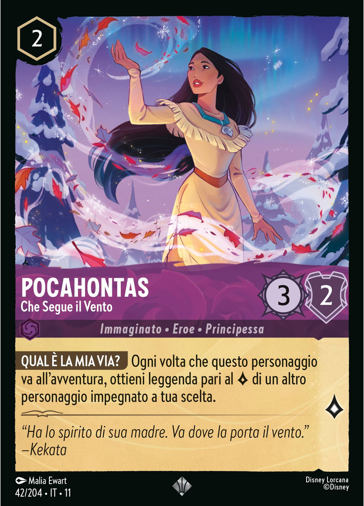 Pocahontas - Following the Wind (Foil)
