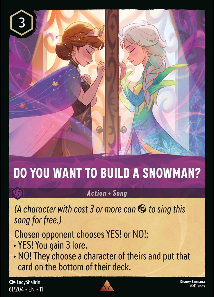 Do You Want to Build A Snowman? (Foil)