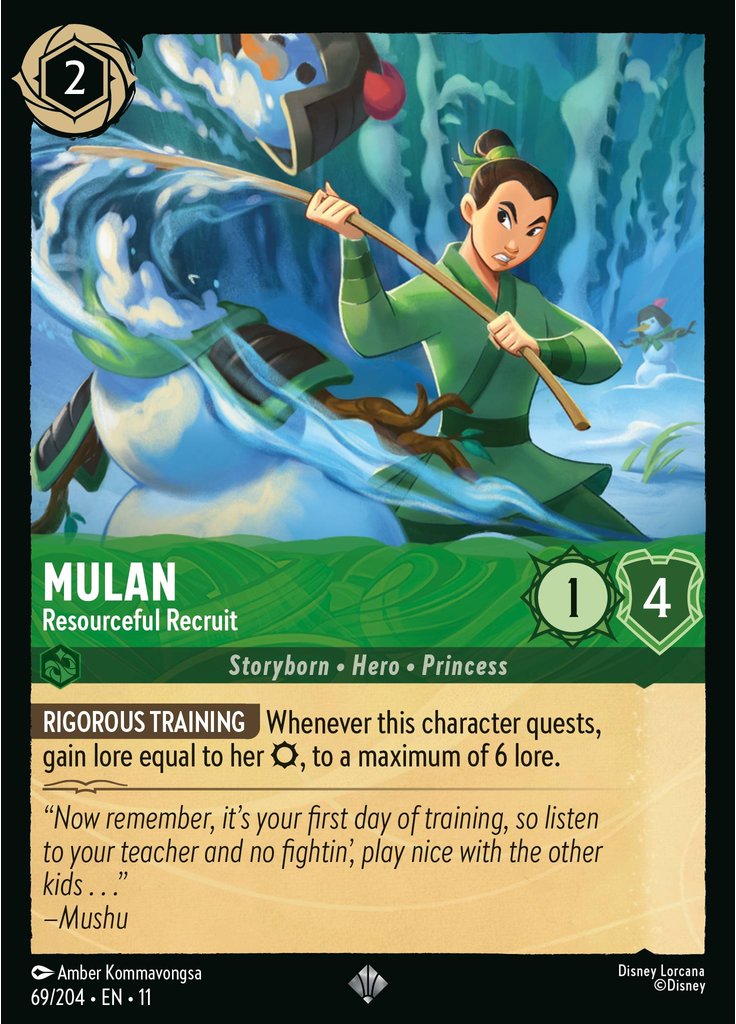 Mulan - Resourceful Recruit (Foil)