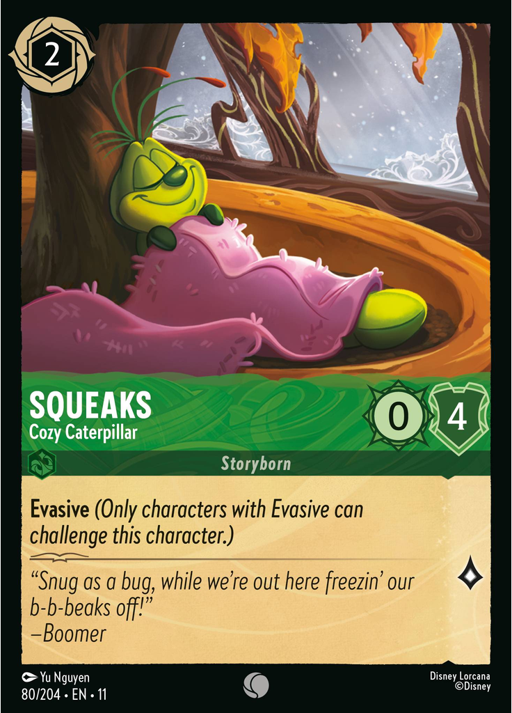 Squeaks - Cozy Caterpillar (Foil)