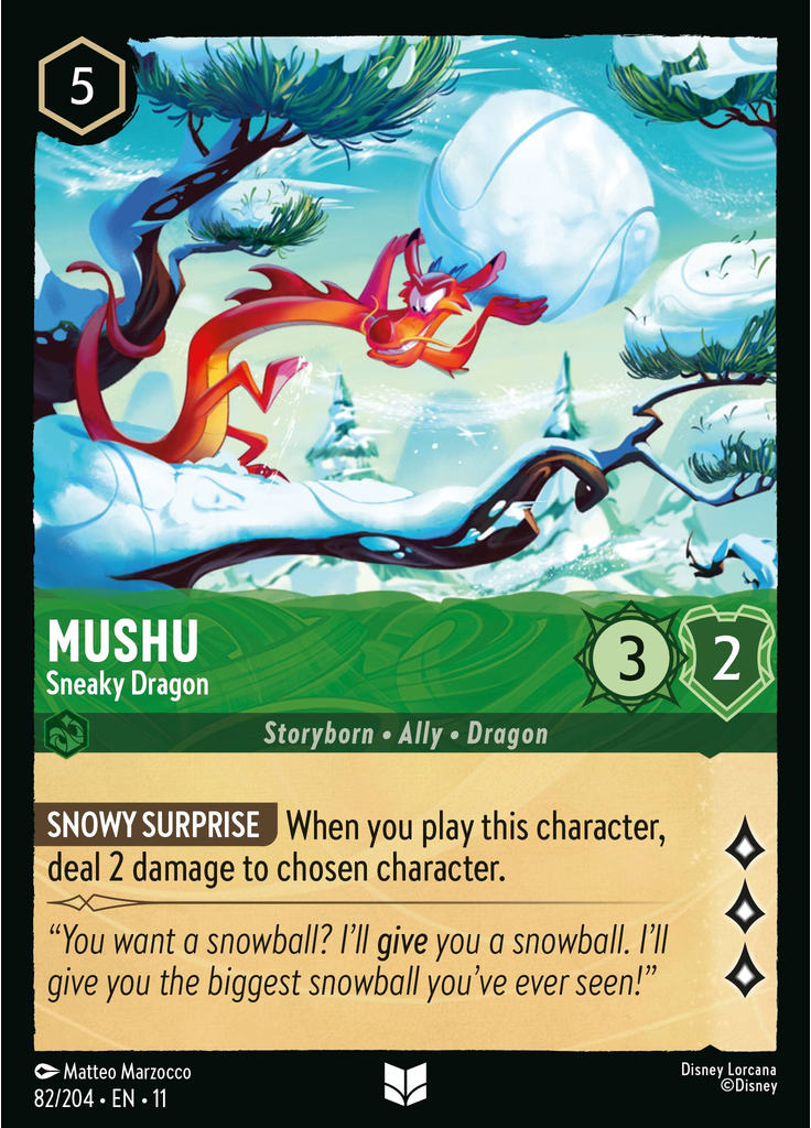 Mushu - Sneaky Dragon (Foil)