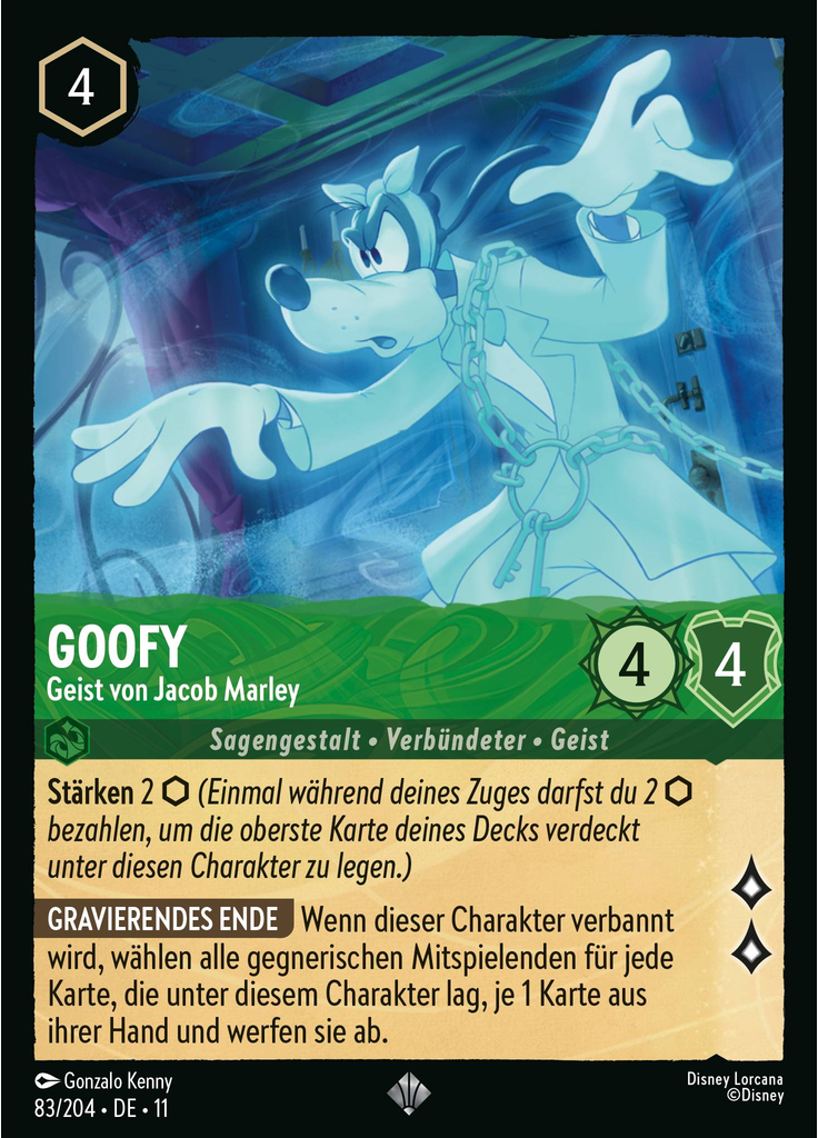 Goofy - Ghost of Jacob Marley