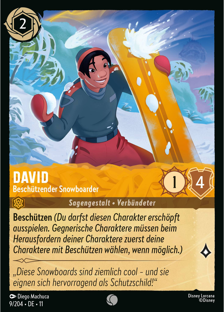 David - Protective Snowboarder