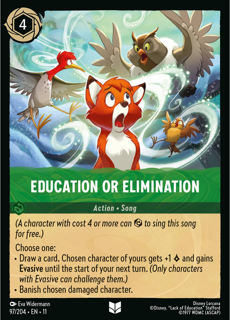Education or Elimination (Foil)