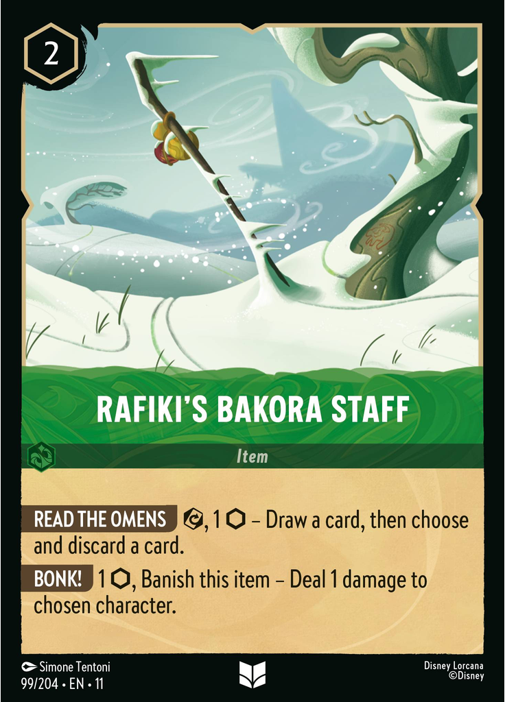 Rafiki's Bakora Staff (Foil)