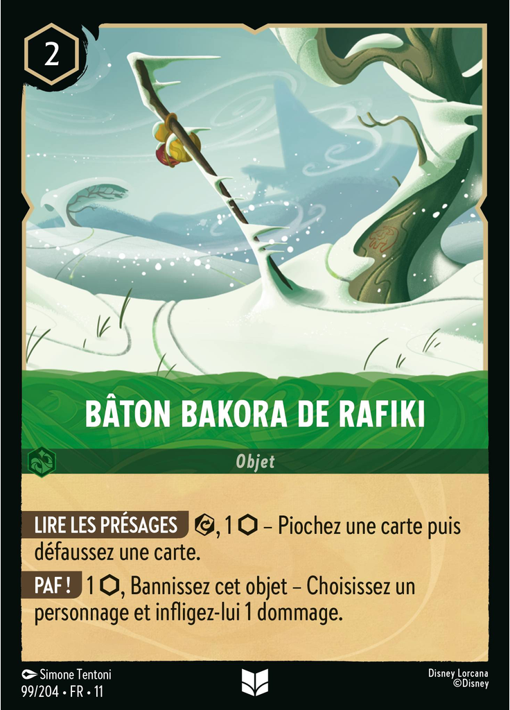 Rafiki's Bakora Staff (Foil)