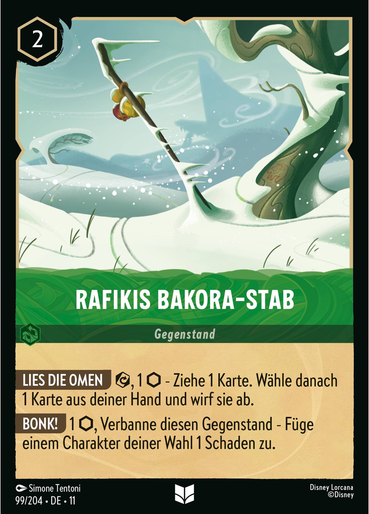 Rafiki's Bakora Staff