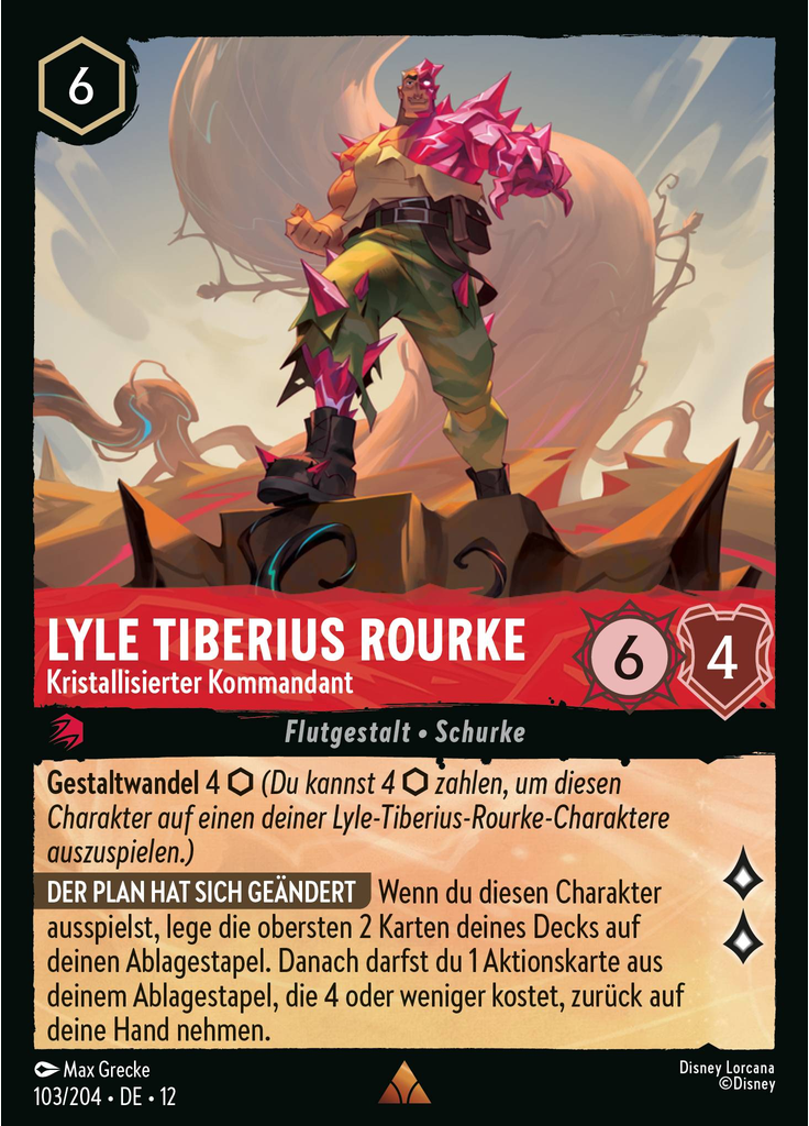 Lyle Tiberius Rourke - Crystallized Commander (Foil)
