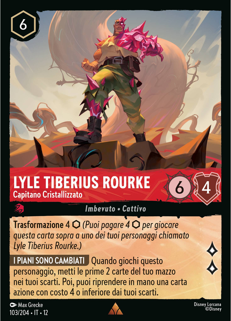 Lyle Tiberius Rourke - Crystallized Commander (Foil)
