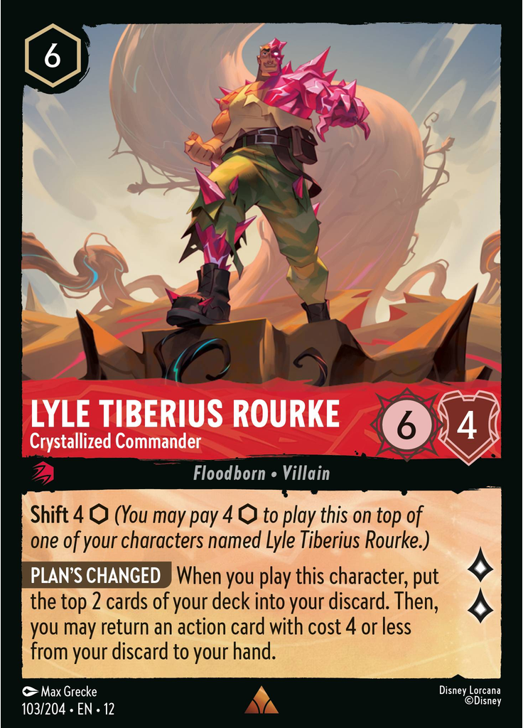 Lyle Tiberius Rourke - Crystallized Commander