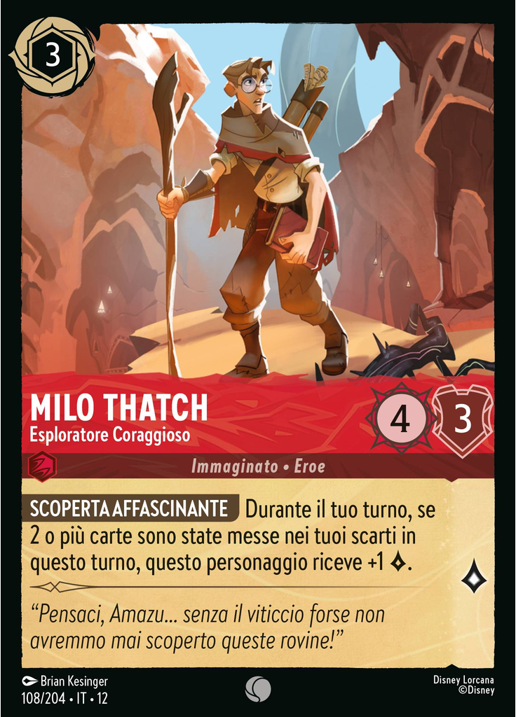 Milo Thatch - Courageous Explorer (Foil)