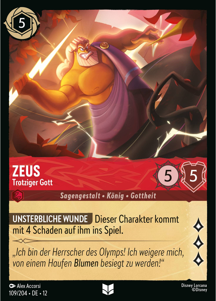 Zeus - Defiant God (Foil)