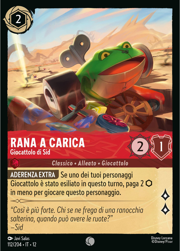 Wind-Up Frog - Sid's Toy (Foil)