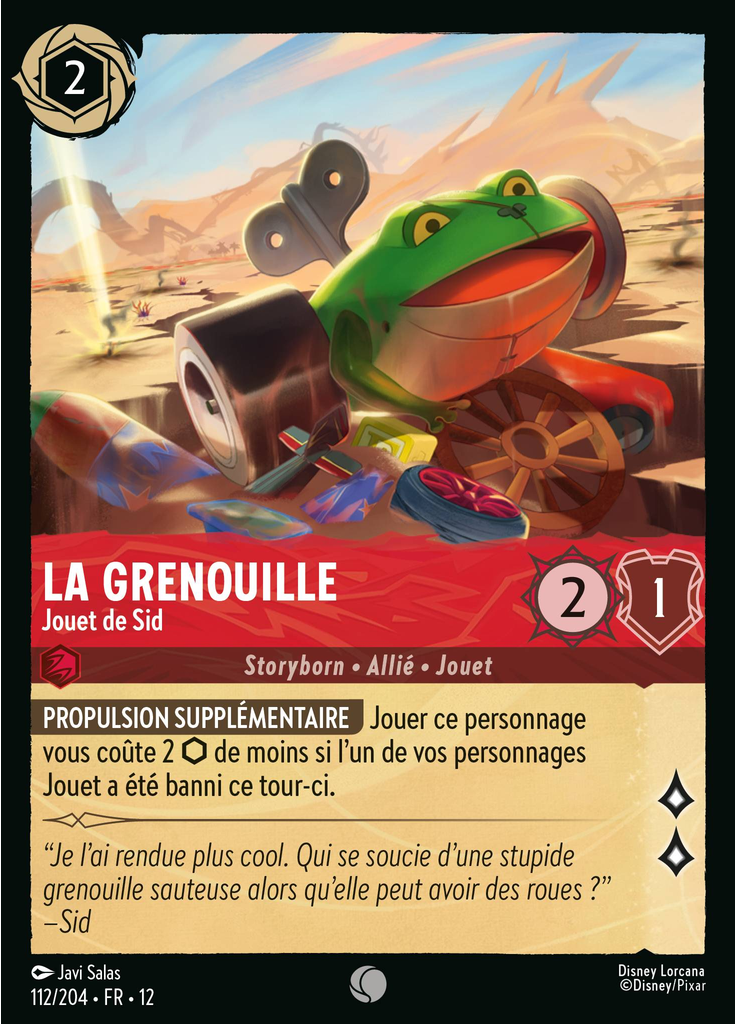 Wind-Up Frog - Sid's Toy