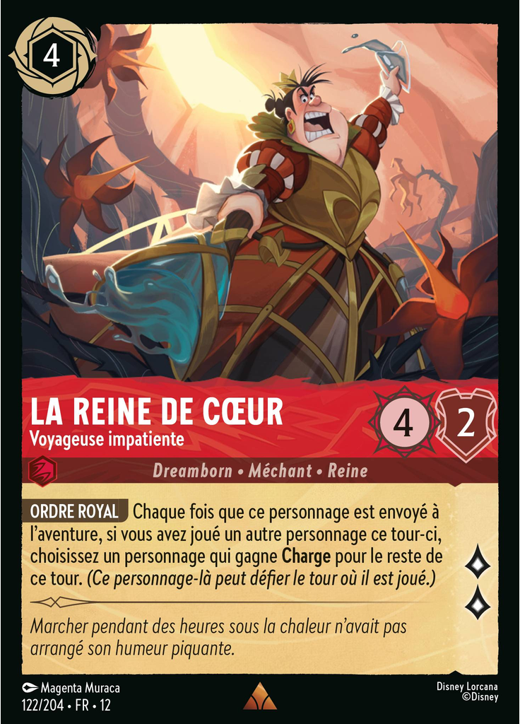 Queen of Hearts - Impatient Traveler (Foil)