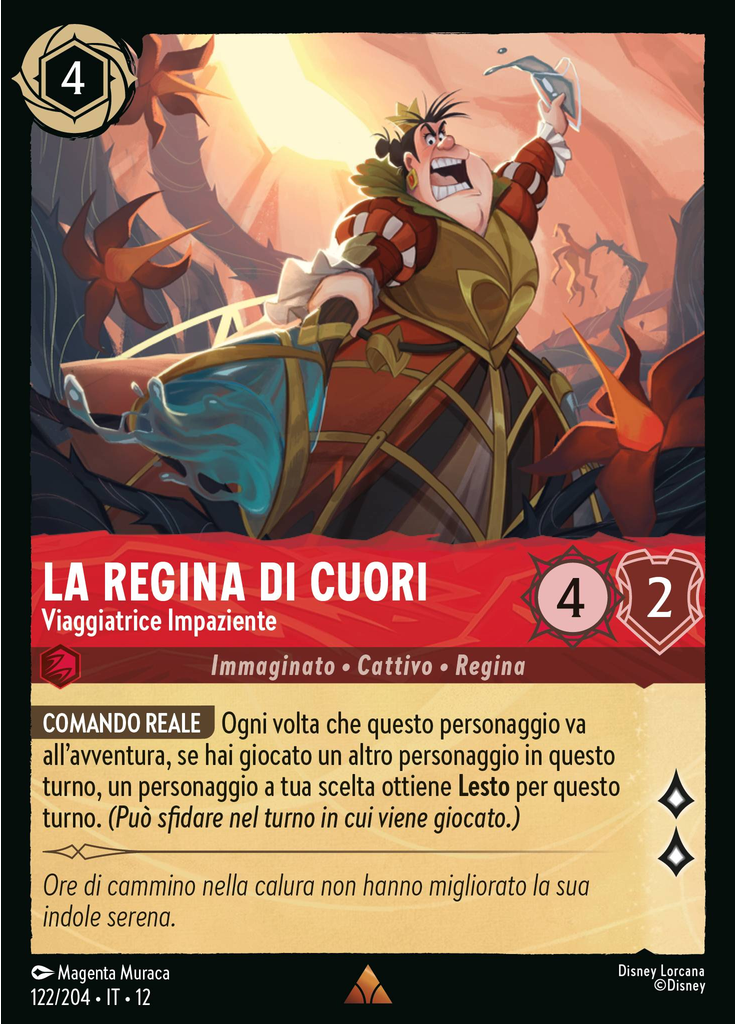 Queen of Hearts - Impatient Traveler (Foil)