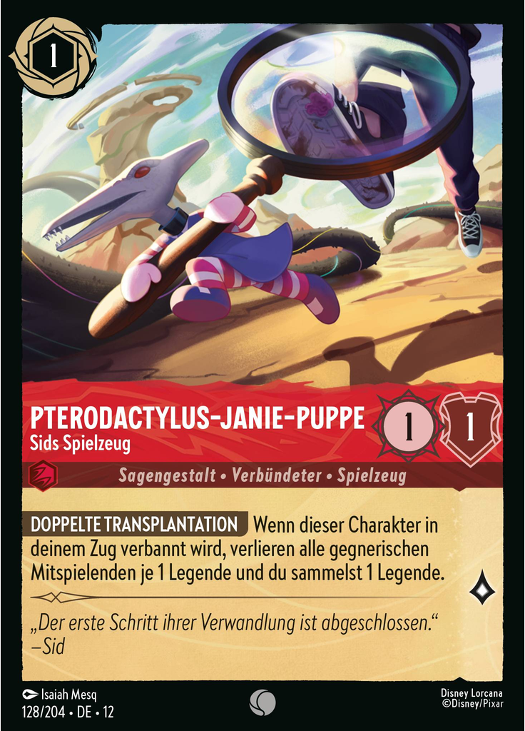 Pterodactyl Janie Doll - Sid's Toy (Foil)