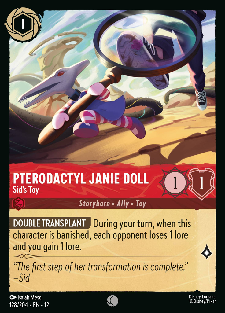 Pterodactyl Janie Doll - Sid's Toy