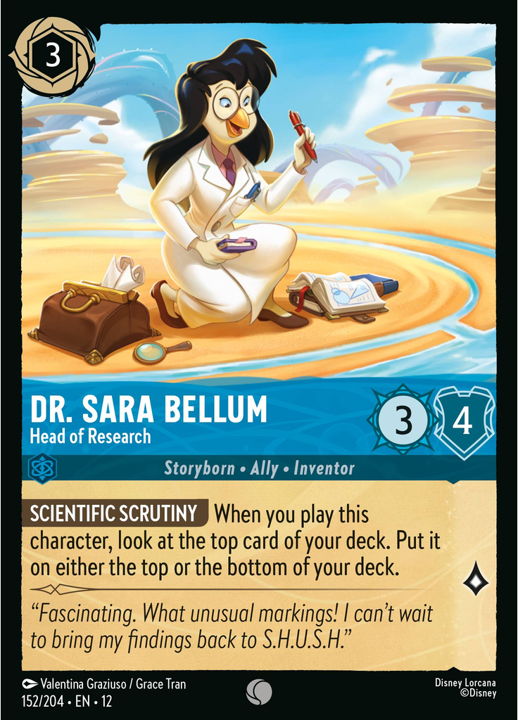 Dr. Sara Bellum - Head of Research (Foil)