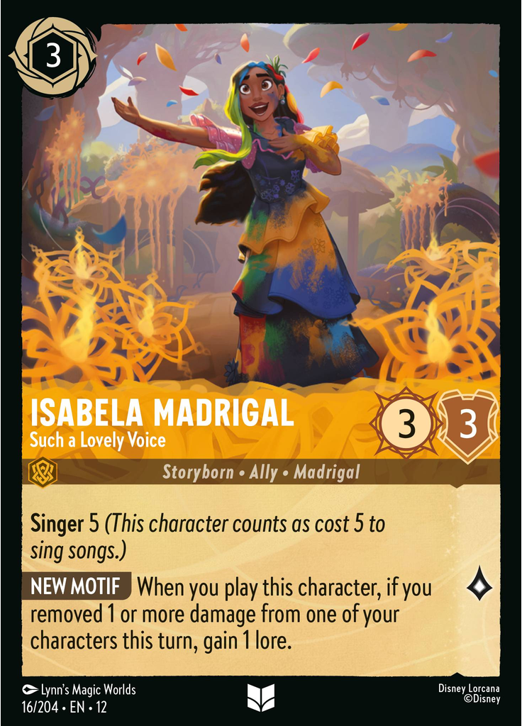 Isabela Madrigal - Such a Lovely Voice (Foil)
