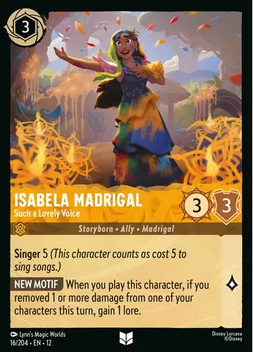 Isabela Madrigal - Such a Lovely Voice