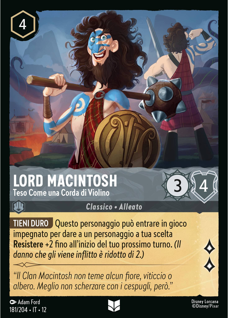 Lord Macintosh - Wiry and High-Strung (Foil)