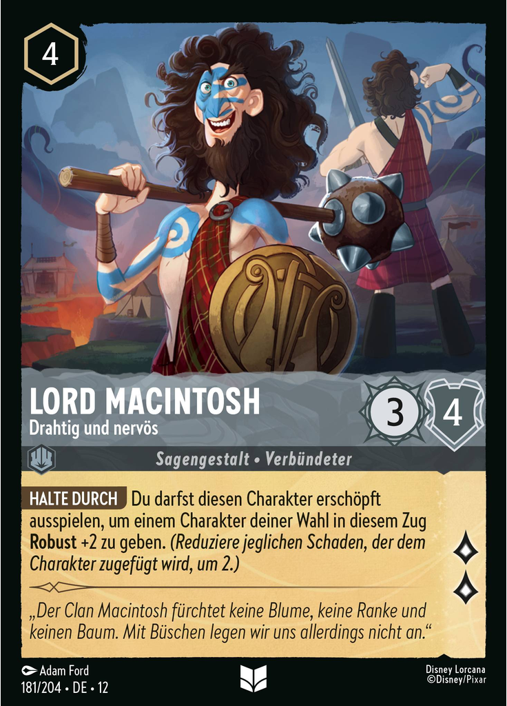 Lord Macintosh - Wiry and High-Strung