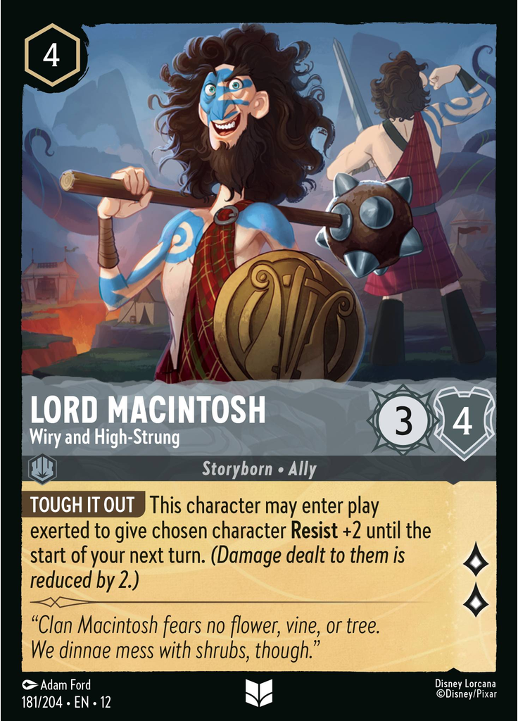 Lord Macintosh - Wiry and High-Strung