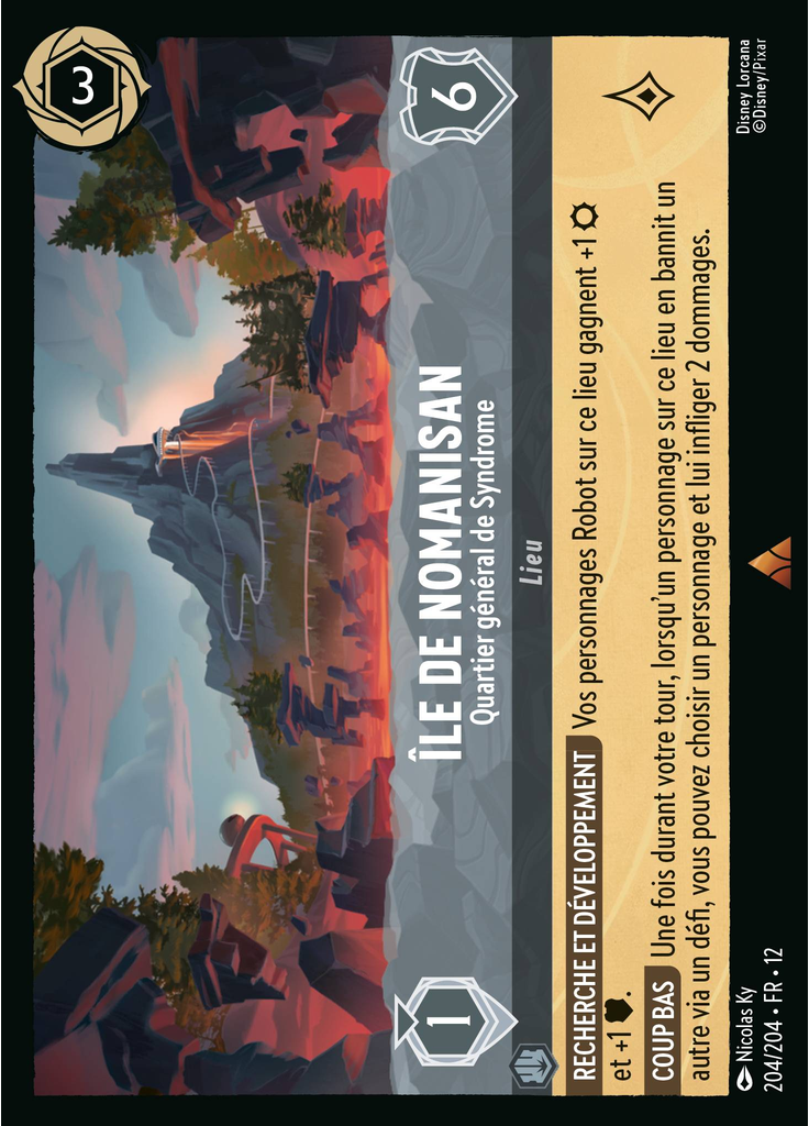 The Island of Nomanisan - Syndrome's Headquarters